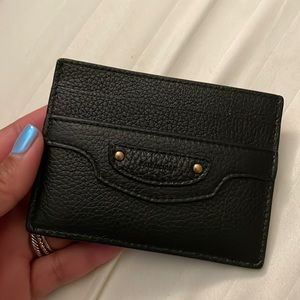 Balenciaga Neo Classic Grained Leather Card Case (Brand New)